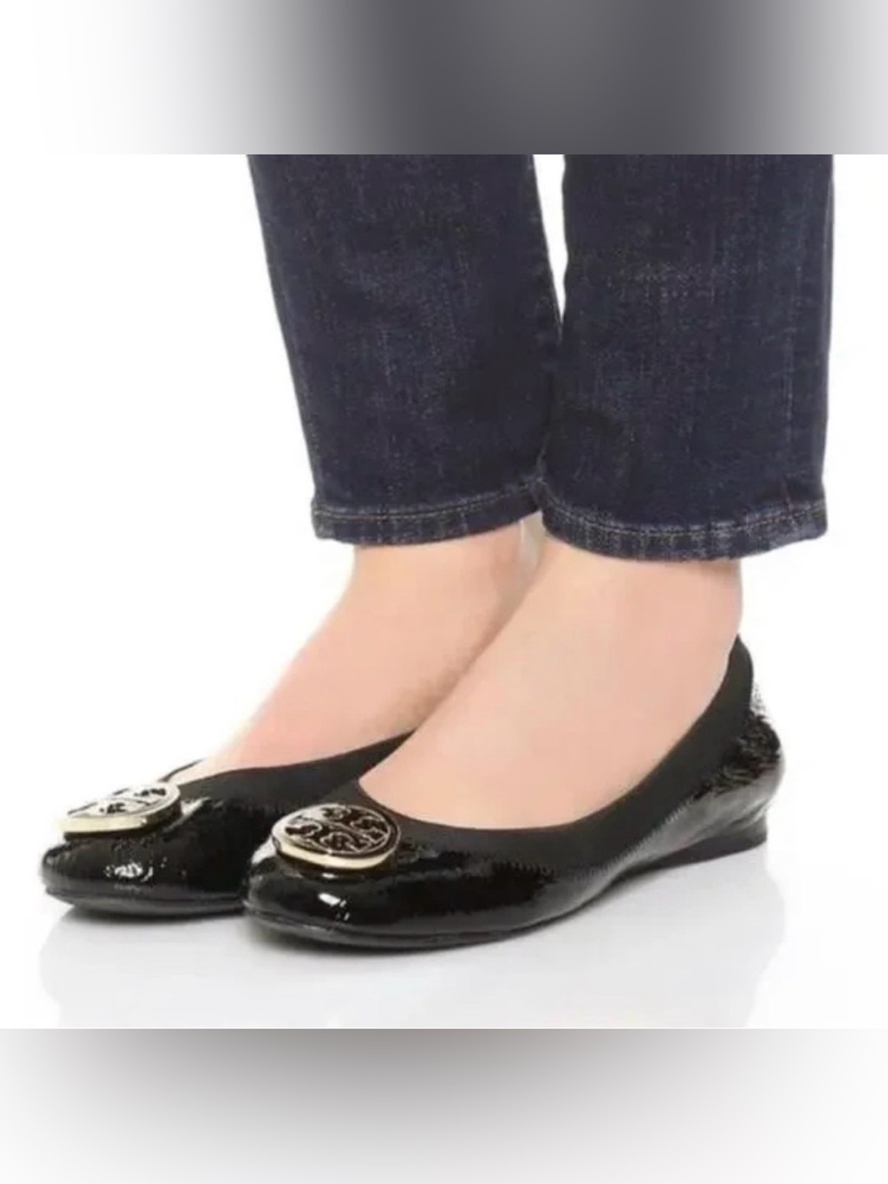 EUC Tory Burch Patent Leather Caroline Ballet flats